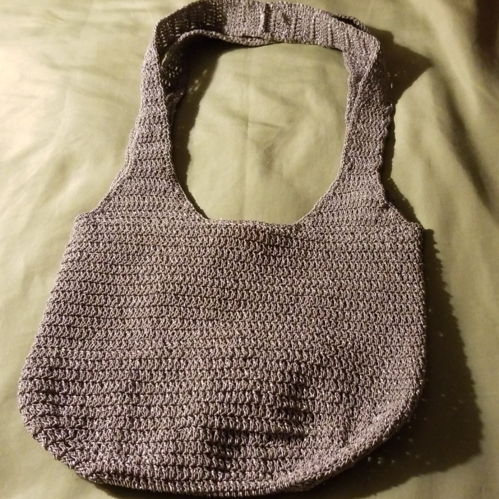 😍Cute Metallic Mesh Handbag